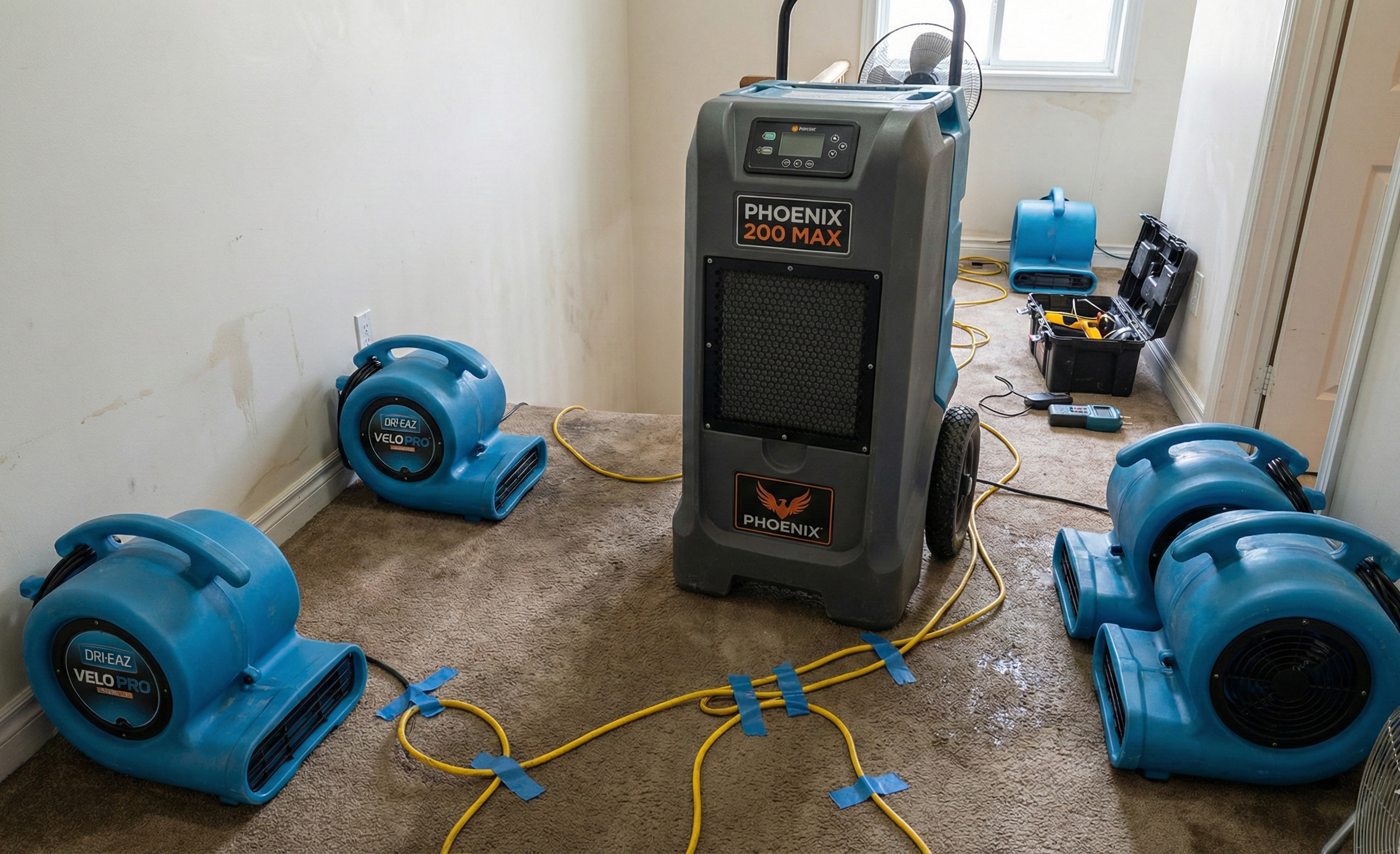 Floor drying equipment