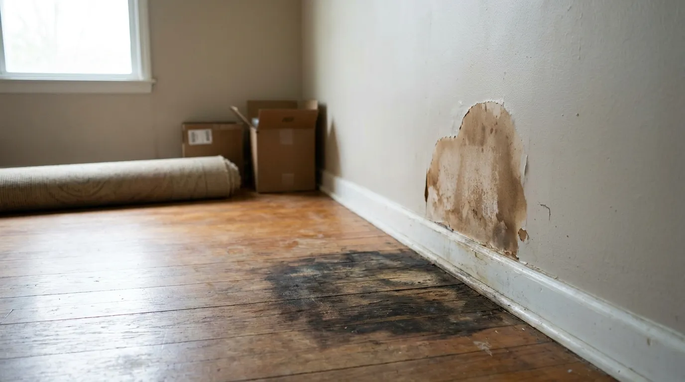 Realistic visualization representing does musky smell mean mold