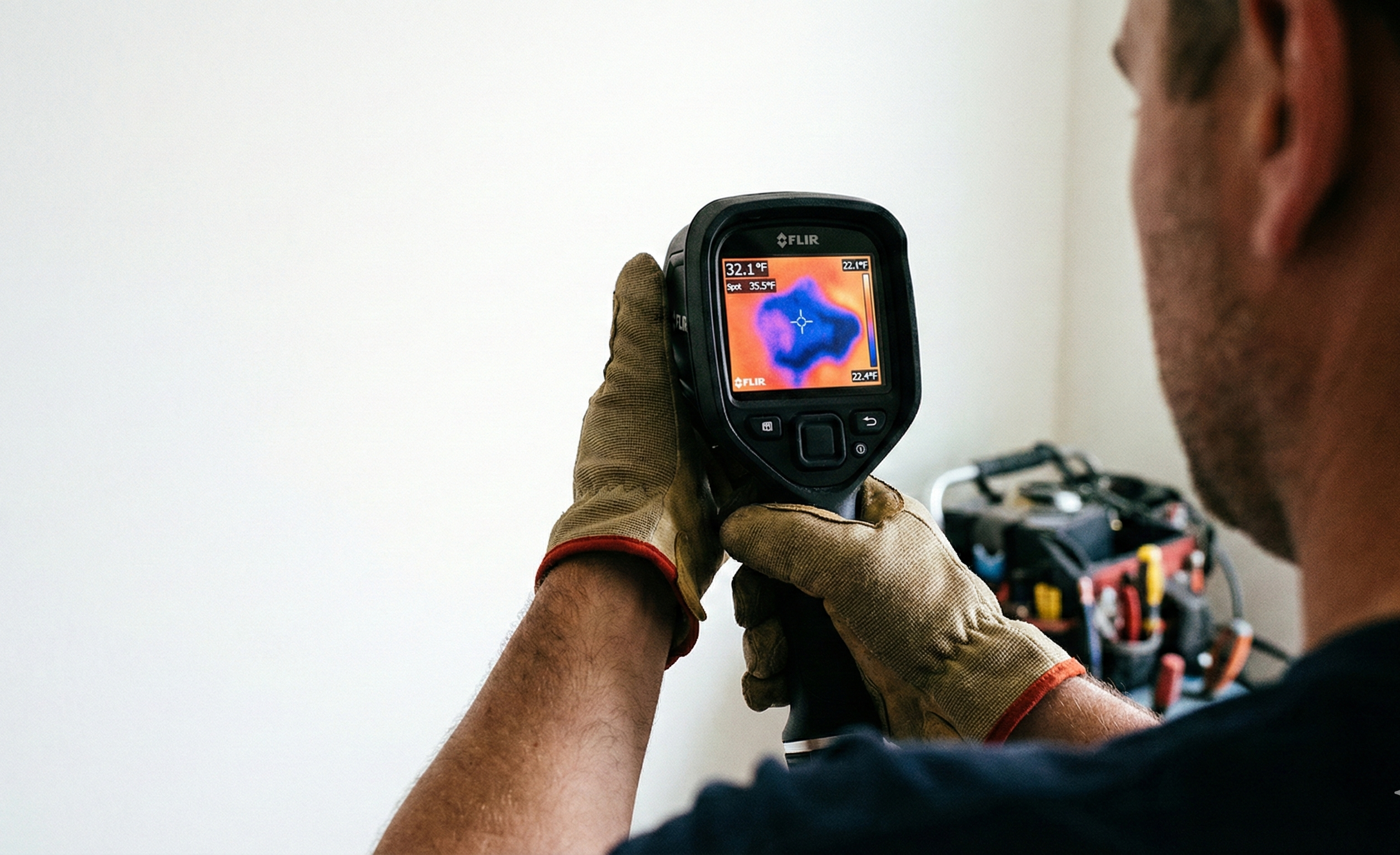 Checking moisture levels